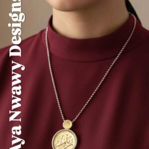 سلسله وجهين مع فصوص الزركون